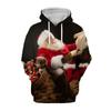 Autumn Winter Christmas Snowman Christmas Deer 3D Printed Hoodie Unisex Personality Casual Sport Hooded Children's Clothing Tops