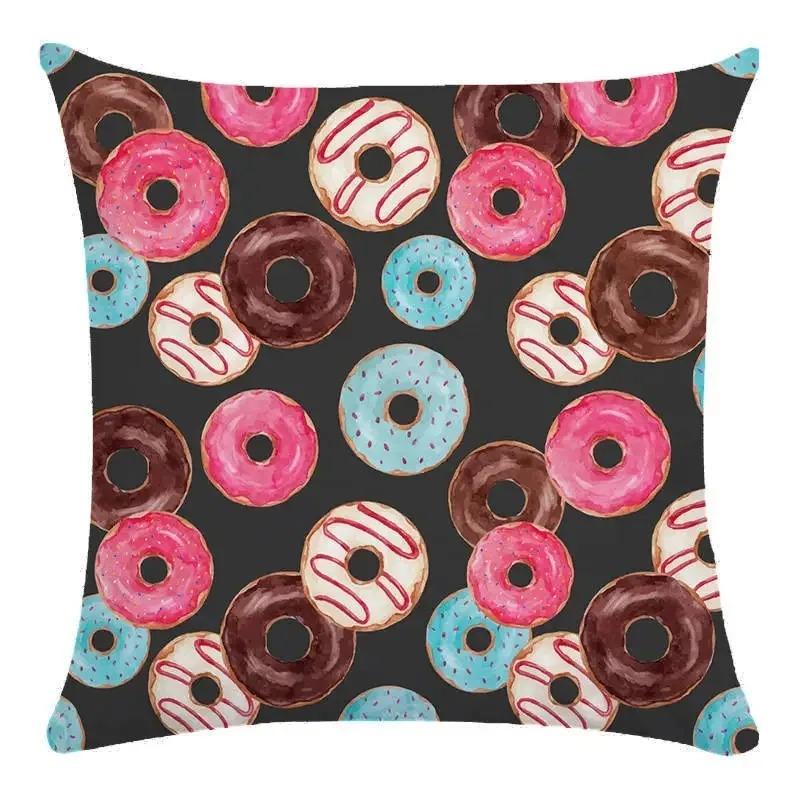 Пончик Декоративная наволочка для автомобиля Украшения для офиса Гостиная Диван Домашняя наволочка