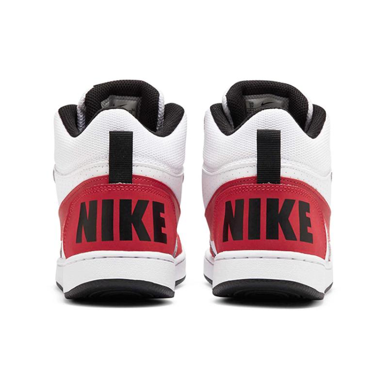 Nike Кроссовки Court Borough Mid Gym Red White GS 839977-103