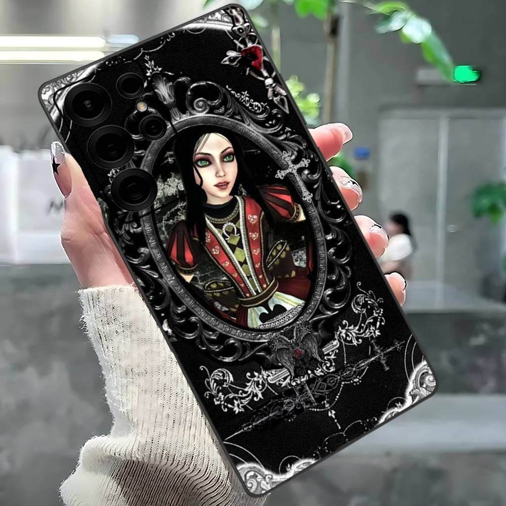 Популярная игра A-Alice M-Madness R-Returns Чехол для телефона для Samsung S 24 Fe 25 Ultra Plus 20 Lite 21 30 22 23 24 22 Ultra 5G Fundas