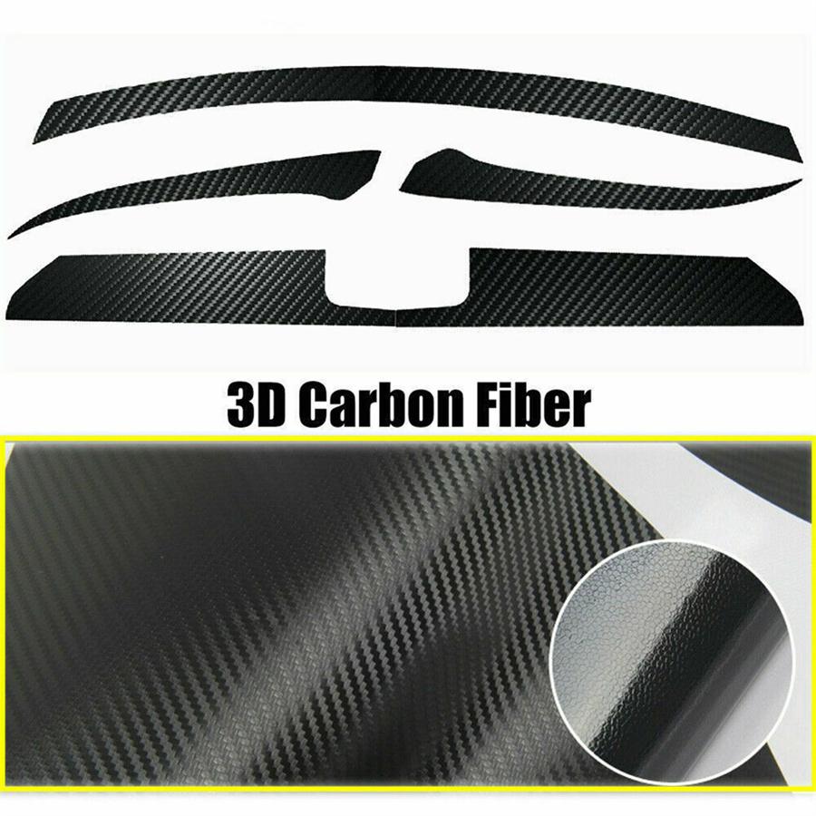 Carbon Fiber Style Front Bumper Grille Sticker For Honda Accord 2018-20