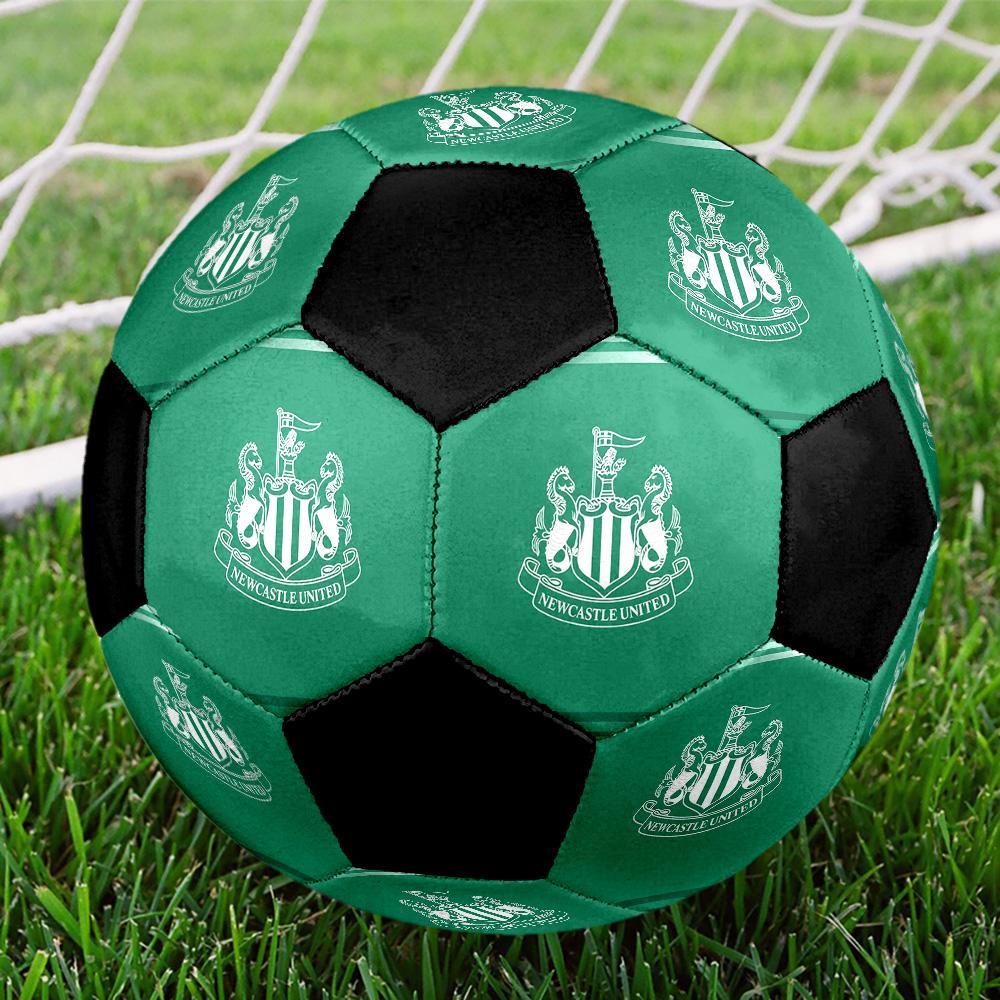 Футбольный мяч Newcastle United Цветной Для всех возрастов Машинная строчка ПВХ Готов к соревнованиям Прочный Высокий отскок.РАЗМЕР5