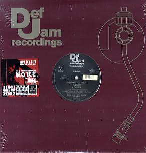 12-дюймовая пластинка N.O.R.E. - Live My Life 3145888811 Def Jam Recordi 2001 США Рэп и Хип-хоп/R&B Б/у