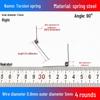 Torsion Spring Steel 0.3-3.0 for 90/180° Clip Trash Can