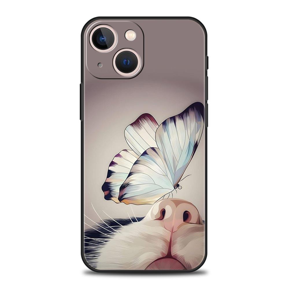 Чехол для телефона «Повседневная жизнь милых кошек» для iPhone 16e 15 14 13 12 11 Pro Max XS X XR SE 7 8 Plus Чехол iPhone 16 Мягкая ТПУ крышка