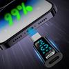 Адаптер-удлинитель USB C с LED-дисплеем, быстрая зарядка 140 Вт, передача данных 40 Гбит/с, поддержка для смартфонов, планшетов, ноутбуков