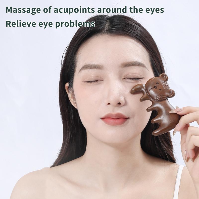 1 шт., бутик, ручная работа, сандаловое дерево, расческа для волос, массажные расчески для тигра/кошки, щетка для волос, инструменты для укладки, подарок для здоровья