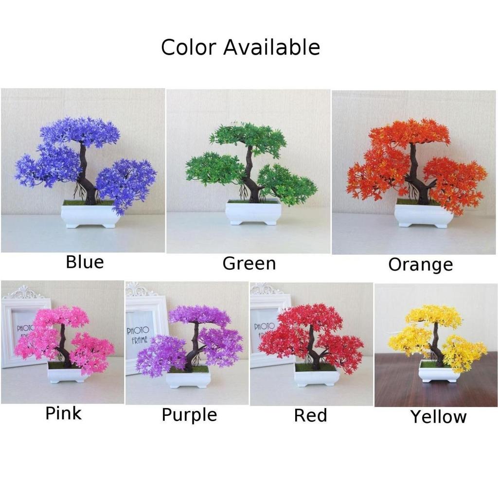 Легкий в обслуживании искусственный цветок, мини-бонсай, пластиковый завод