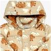 Mini Rodini Kids Jacket Hooded Puffer Mammoths Aop 2571011413