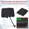 Rear Bumper Tow Hook Eye Cover Trim Trailer Cover Cap For Nissan Qashqai 2018 2019 85071-DF60A-B151-A99D