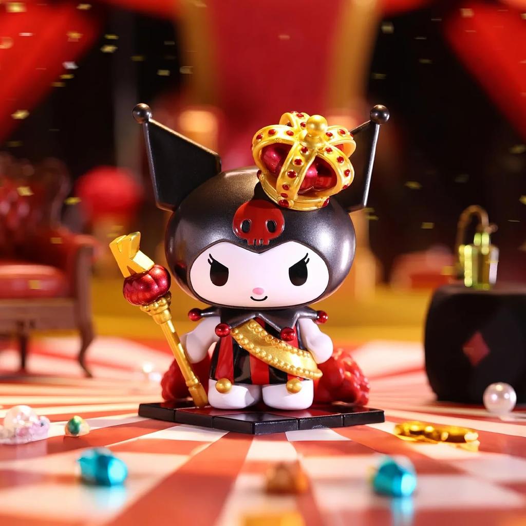 ЛУЧШАЯ ИГРУШКА Персонажи Sanrio Серия Покер Гачапон Фигурка в Слепой Коробке Мягкий Винил ПВХ Подарок Подарок на День Рождения Коллекционный Персонаж Куроми "Королевство Куроми" [1