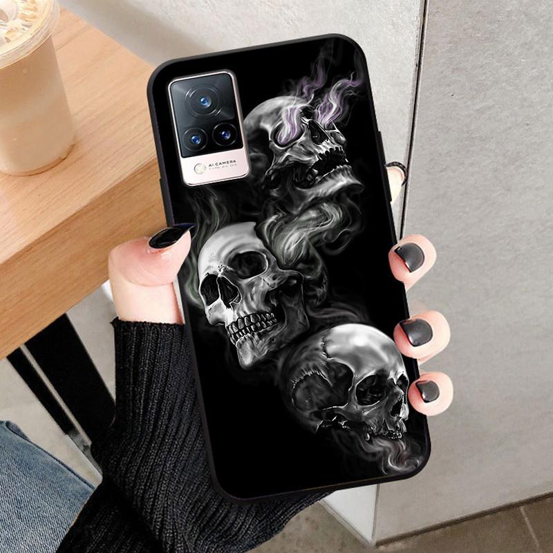 For Vivo V21 5G Case V2050 Silicone Soft Protective TPU Funda Cases for vivo V21 4G Back Cover Bumper for VivoV21 V 21 5G V21E