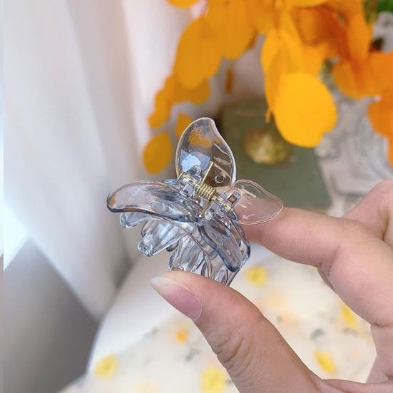 Женская шпилька-бабочка, коготь для волос, прозрачная 3D противоскользящая легкая декоративная челка, зажим для волос, инструмент для укладки волос, женские аксессуары для волос, детские головные уборы