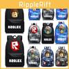 Детский школьный рюкзак Roblox с узором, звездным фоном и большой вместимостью