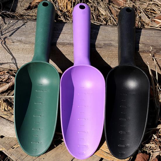 Пластиковая садовая лопатка, ручная лопатка с сантиметровой разметкой, совок для песка для пляжа, многофункциональный инструмент для копания, пересадки, рыхления почвы