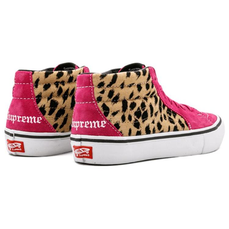 Sk8 Supreme x Sk8 Vans-Mid Pro 'Cheetah Velvet' VN0A347UOPL