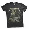 Metallica And Justice All Vintage Rock Metal Band Tee Unisex T-Shirt