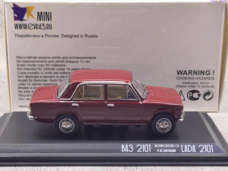 1/43 Русская EVR43 BA3 ЛАДА 2101 Классическая Винтажная Коллекция Модель Игрушки Автомобиль Подарки