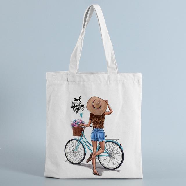 Холщовая сумка-тоут для женщин, эко многоразовая тканевая сумка для покупок, студенческие сумки для книг, женская повседневная сумка