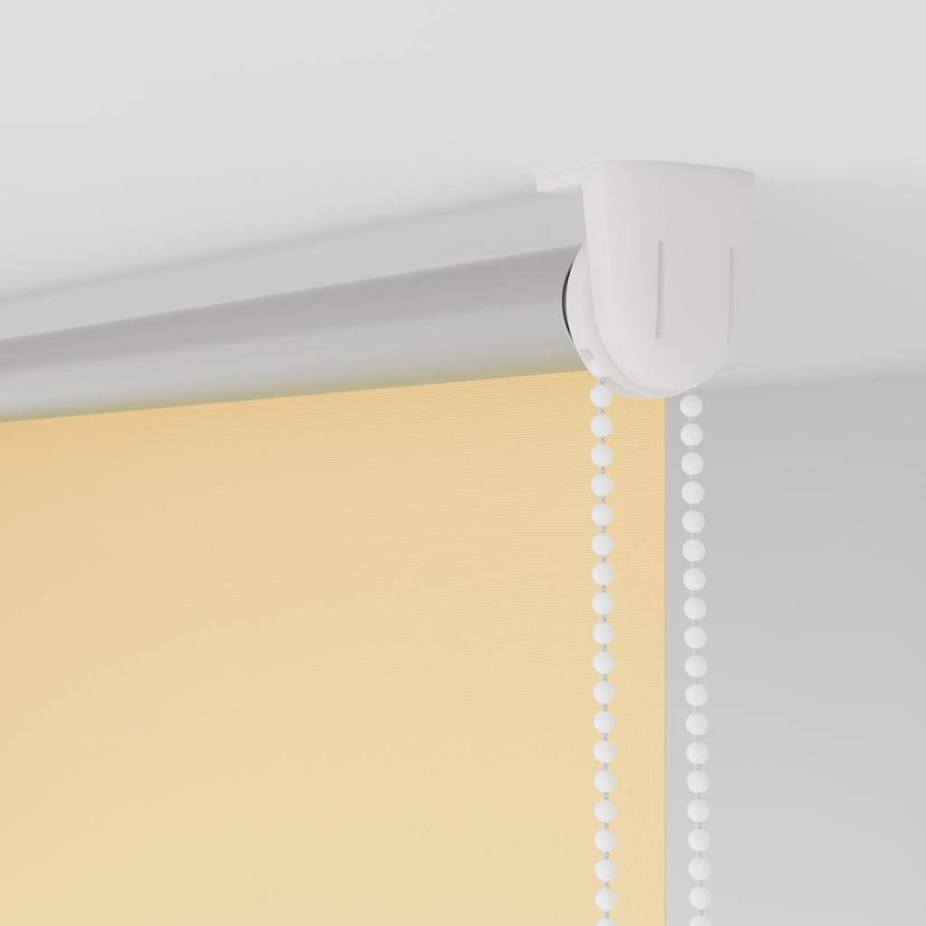 Blackout Roller Blind Beige 70 x 130 cm Fabric Width 65.7 cm Polyester