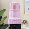 2Pcs/Set Dustproof Bucket Sleeve Lace Embroidered Printed Barrel Dust Cover Water Dispenser Cover
