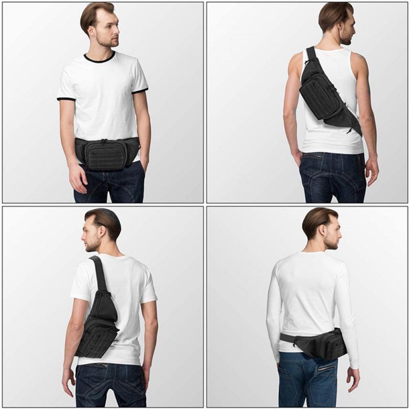 Многофункциональная поясная сумка для улицы, мужская спортивная поясная сумка для хранения