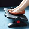 Черная эргономичная подставка для ног с регулируемым углом наклона и высотой, офисная подставка для ног, табурет для поддержки под столом, 2 уровня регулировки высоты, 16,3x11,8"