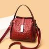 Crocodile Pattern Leather Bag for Women  Feminine Shoulder Bag  Crossbody Bag