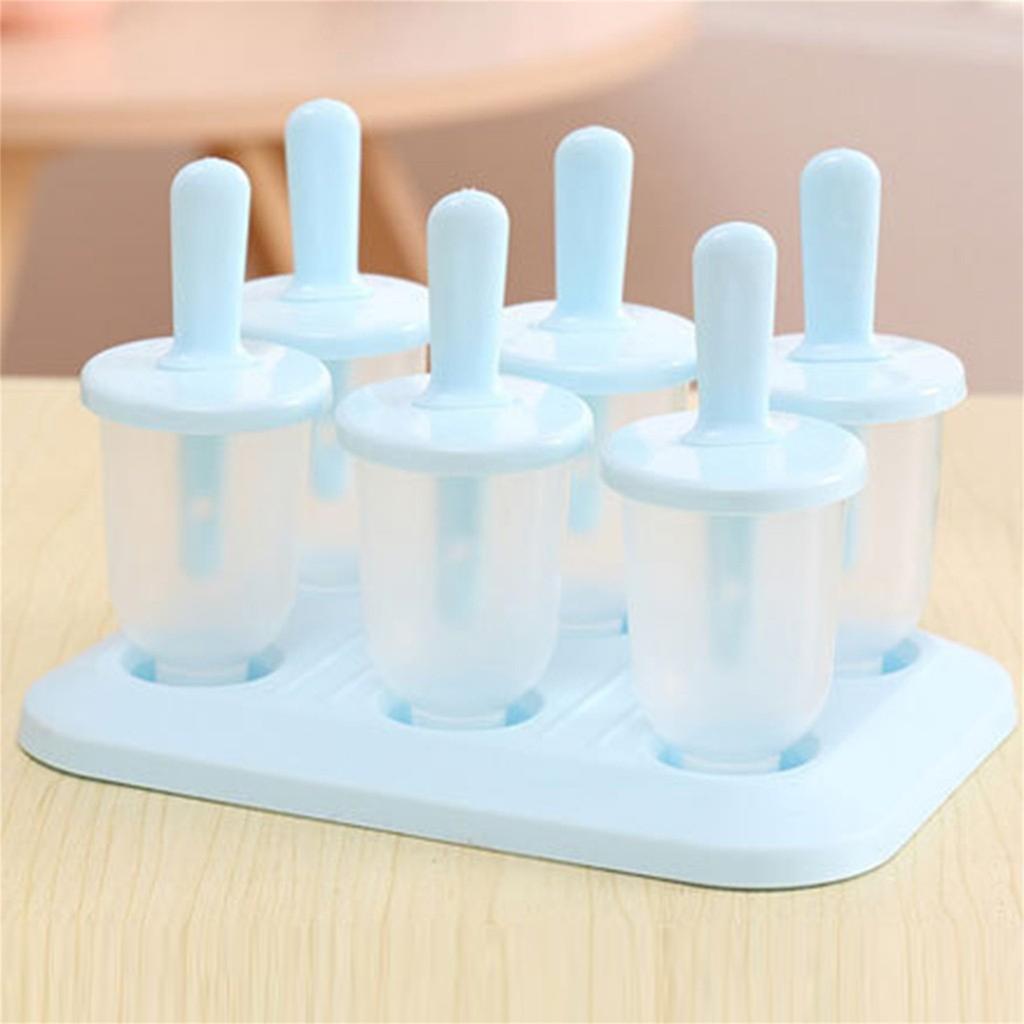 6PC/1 Set Circular With Lid Ice Tray DIY Ice