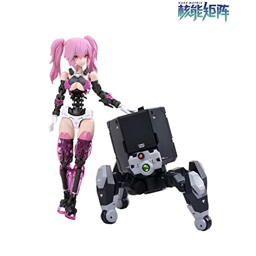 Doyusha NUKE MATRIX CYBER FOREST FANTASY GIRLS 2 REMOTE ATTACK BATTLE BASE INFO TACTICIAN LirlyBell 1/12 Scale Pre-Colored Plastic Model Kit (Standard