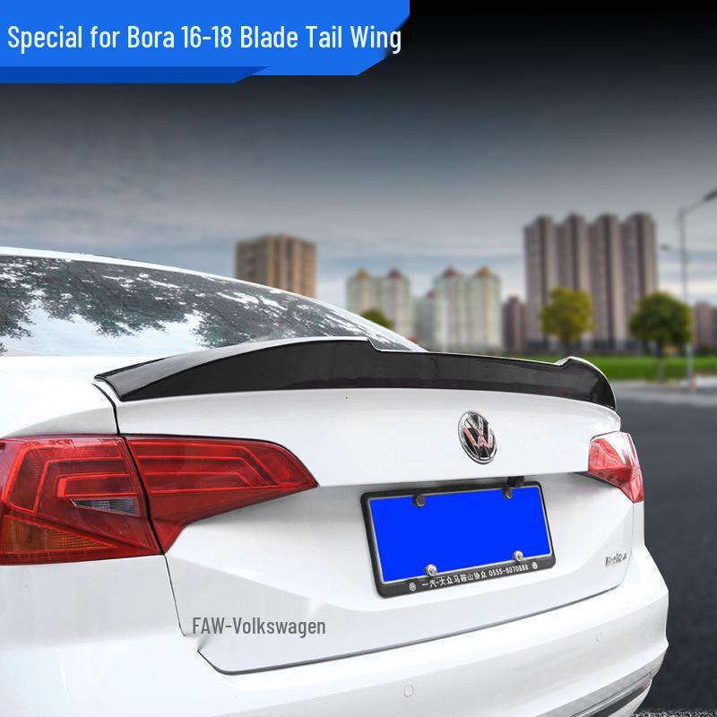 Volkswagen Bora 16-18 Rear Spoiler: Easy Install, No Drill, Painted Air Deflector