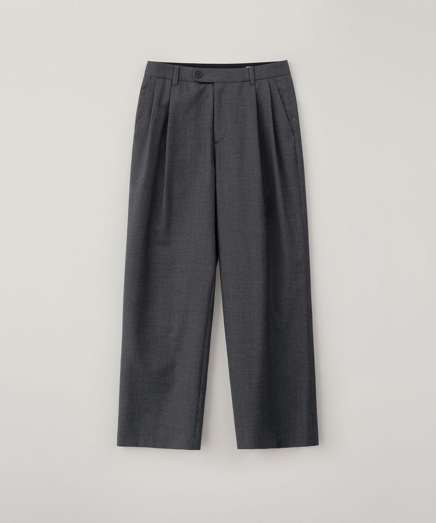BLANKROOM Mati Wool Slacks_Charcoal