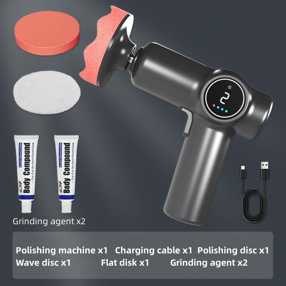Машина для воскования и полировки автомобильной краски, Аккумуляторная полировальная машина для автомобиля 2 скорости 20000 об/мин Машина для полировки, герметизации и нанесения глазури для автомобиля
