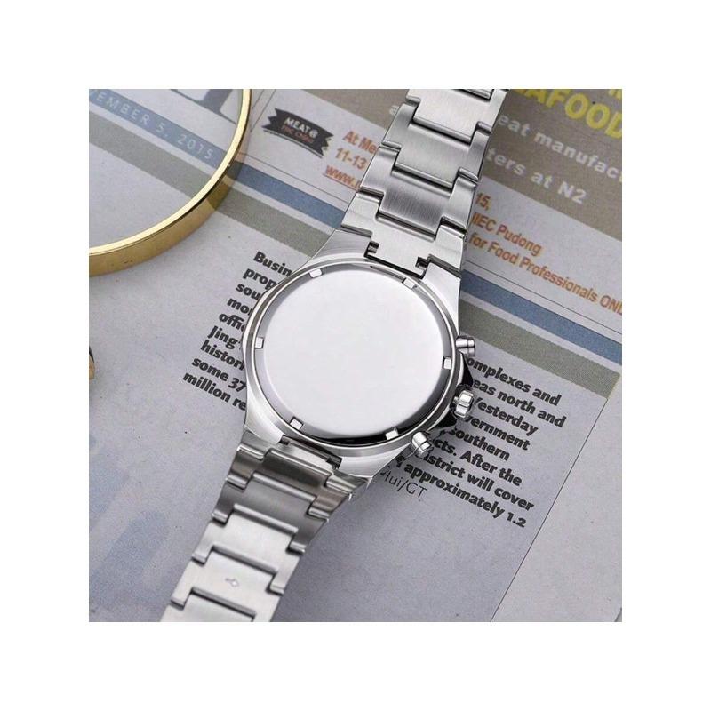 Casio Мужские водонепроницаемые кварцевые часы Edifice с хронографом и датой, из нержавеющей стали, модель EFR-500D-7AVUPF