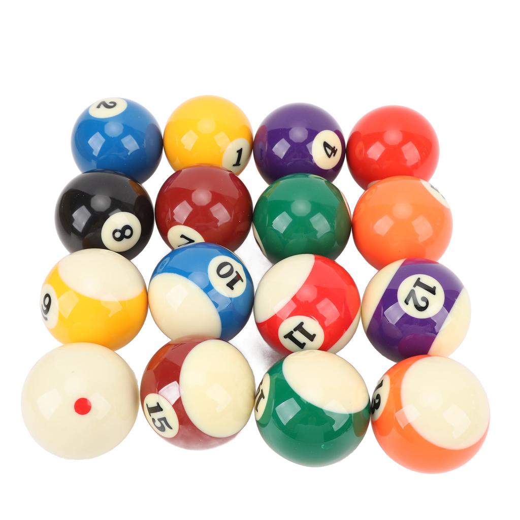 16 шт. набор бильярдных шаров из смолы 2,25 дюйма, нормативный размер, бильярдные шары, шары для бильярдного стола