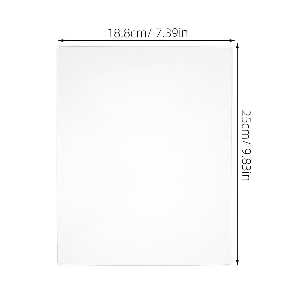 Gel Arts Gel Printing Plate for Printmaking Reusable Monoprinting Clear Plate for Art and Craft Assortment Scrapbooking
