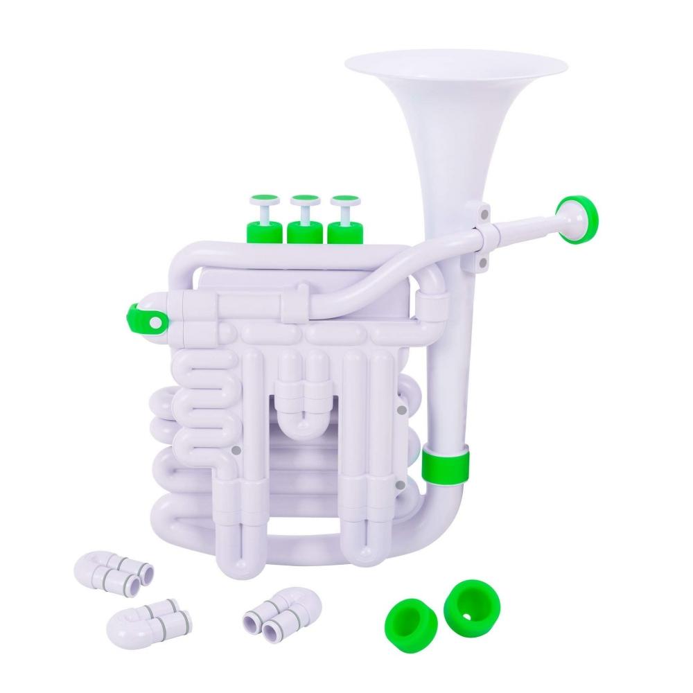 Пластиковый духовой инструмент NUVO BbC тональность jHorn WhiteGreen N610JHWGN [с эксклюзивным полужестким футляром]