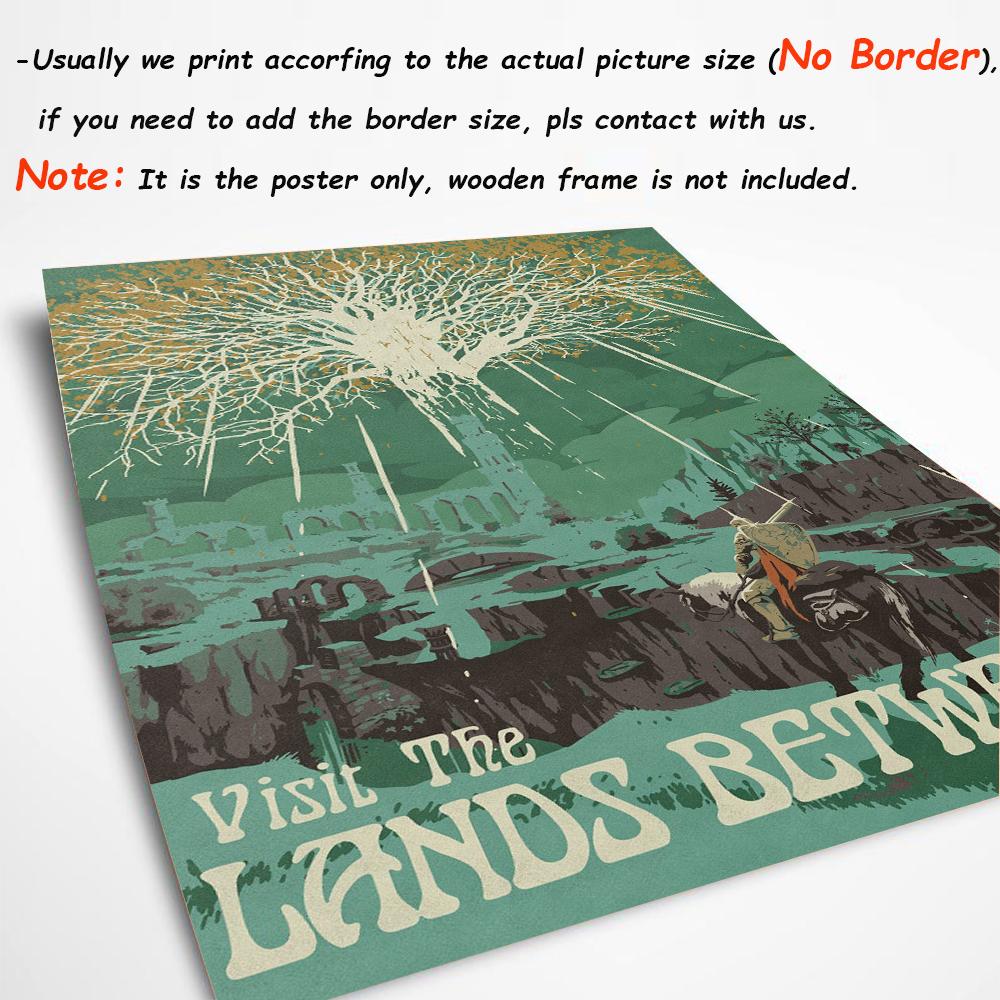 Картина на холсте, скандинавские винтажные дорожные постеры и принты Zelda, видеоигры, пейзажное искусство, настенные панно для гостиной, домашний декор