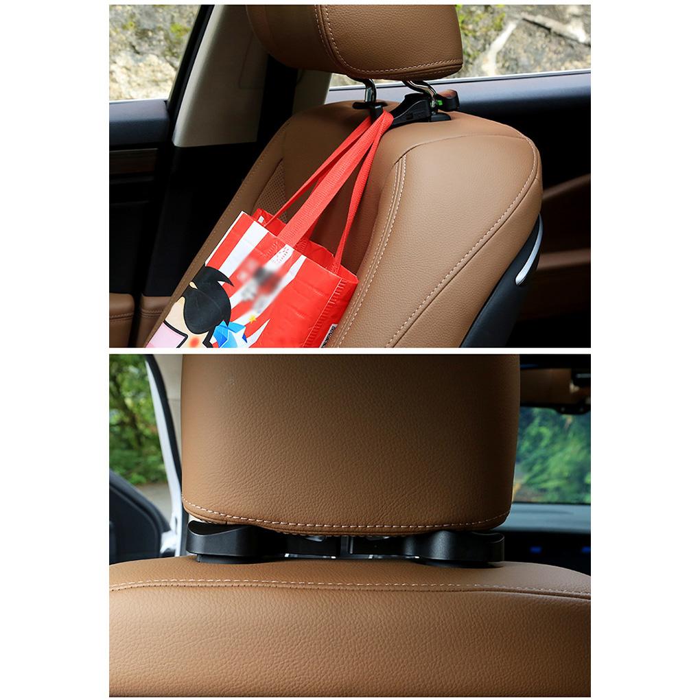 2 шт. автомобильные крючки для хранения, крючки для подголовников, легкий держатель для сумок, вешалка, сумка для продуктов на заднее сиденье автомобиля, автомобильные зажимы, аксессуары