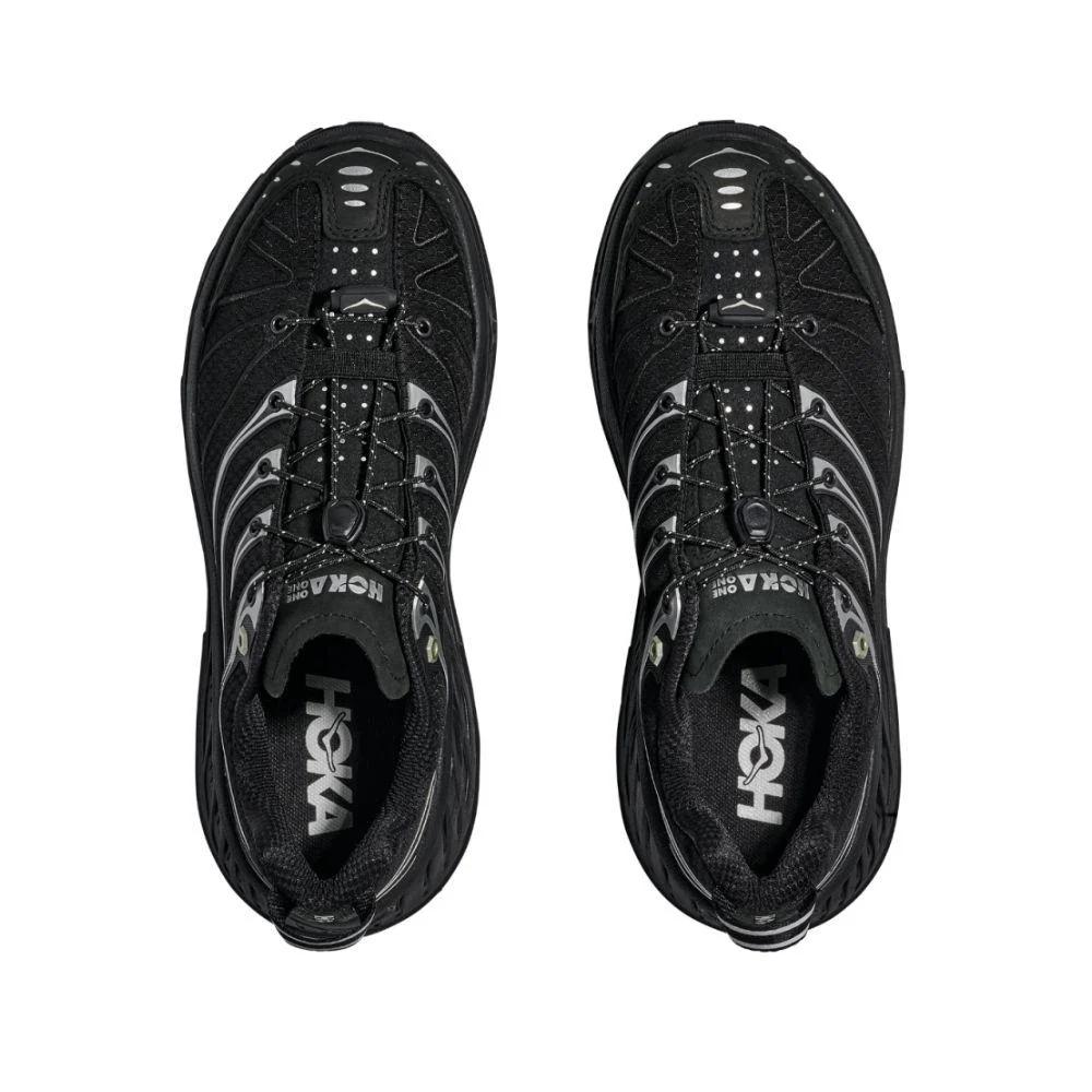 Кроссовки HOKA Stinson Evo GORE-TEX Черно-серебристые Унисекс 1173890-BKSV