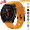 Новый спортивный ремешок 20/22/26 мм для Garmin Fenix 8 7X 7 7Pro 7S 6X 6 6S 5X 5S Plus Enduro 2 Forerunner 955 Силиконовый ремешок QuickFit