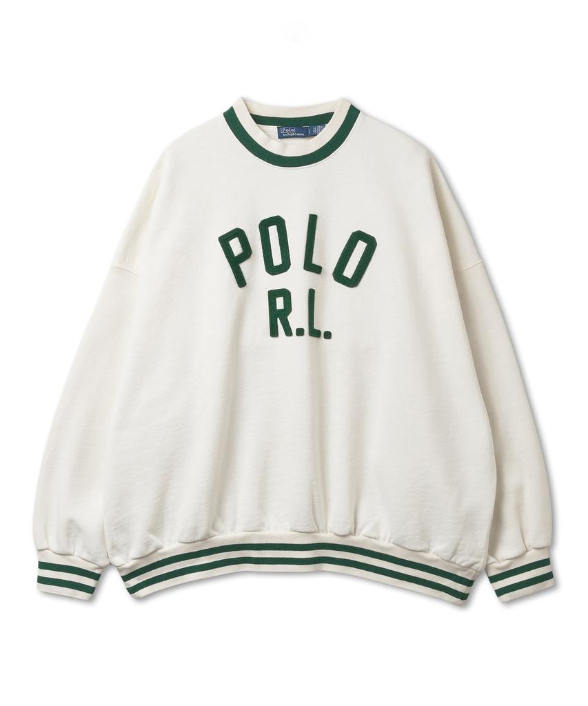 POLO RALPH LAUREN W Logo Fleece Sweatshirt - White
