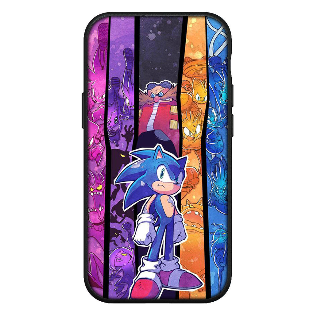 Чехол для iPhone 15 14 Xiaomi Redmi Note 13 12 11 Pro Max X 8 7 9 XR Samsung Galaxy S24 S23 A05 OPPO A15 Huawei аниме Sonic Hedgehog Forces телефон чехол