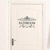 Waterproof Bathroom Wall Sticker PVC Home Art Room Decor Wall Door Stickers Bathroom Decoration Decal Home Supplies