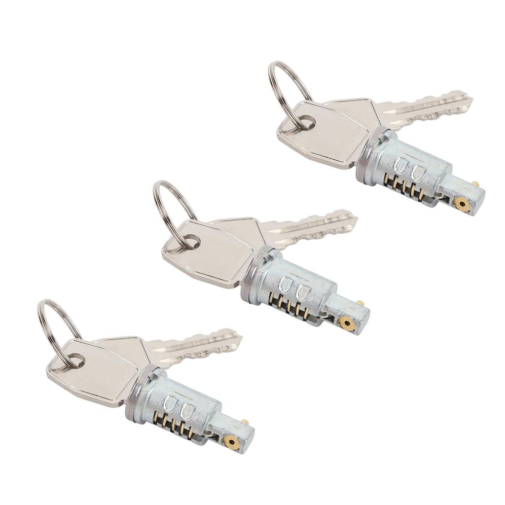 Комплект личинок замка двери MTC6504 металлический прочный комплект личинок замка передней двери с ключами для Defende