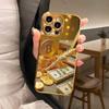 Золотой дизайн с накоплением Биткоина и USD Чехол для телефона для iPhone17promax/17/16/15/14/13/12/11 Pro Max/Plus/Pro задняя крышка