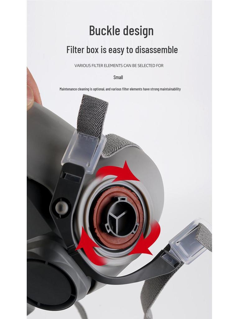 Многоцелевая маска 6200 для покраски, работы с пестицидами, декоративных работ, шлифовки, работы с химикатами, пожаротушения и защиты от пыли в горнодобывающей промышленности.