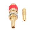 8 мм адаптер шланга горелки латунный соединитель быстроразъемное соединение комплект фитингов для сварочного пистолета MIG TIG красный