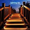2 шт. RGB солнечные ступенчатые светильники супер яркие автоматические декоративные светильники для палубы свет для лестницы