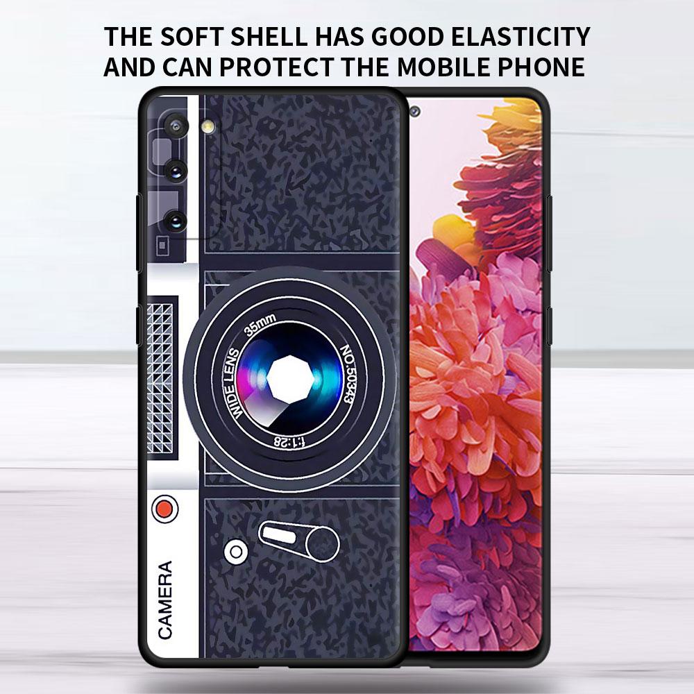 Мягкий чехол для Samsung Galaxy Note 20 Ultra 10 Plus Lite A50 A70 A20 A40 A20e 9 8 A60 A10e Funda, чехол для телефона, кассетная лента, камера